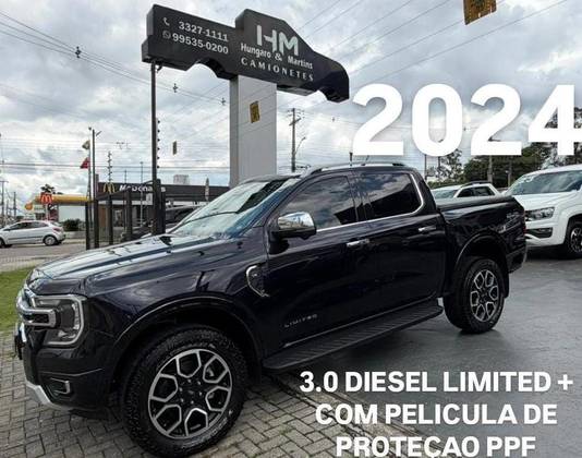 FORD RANGER 3.0 V6 TURBO DIESEL CD LIMITED 4X4 AUTOMÁTICO FORD RANGER 3.0 V6 TURBO DIESEL CD LIMITED 4X4 AUTOMÁTICO